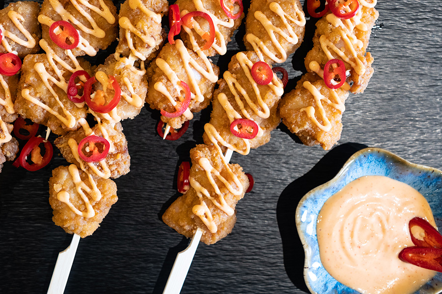 Chicken Karaage Skewers Chicken Karaage Skewers